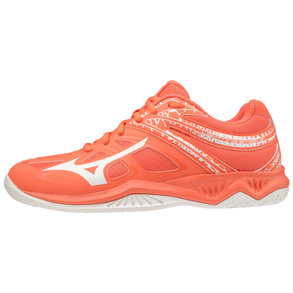 Mens Mizuno Lightning Star Z5 Volleyball Shoes Coral/white/Coral Philippines (RGQYOT083)